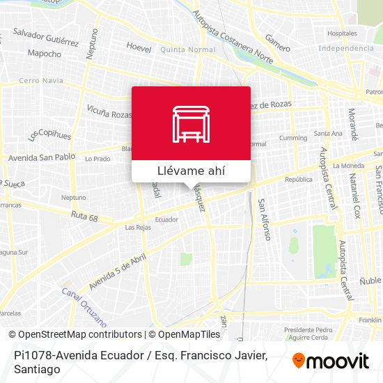 Mapa de Pi1078-Avenida Ecuador / Esq. Francisco Javier