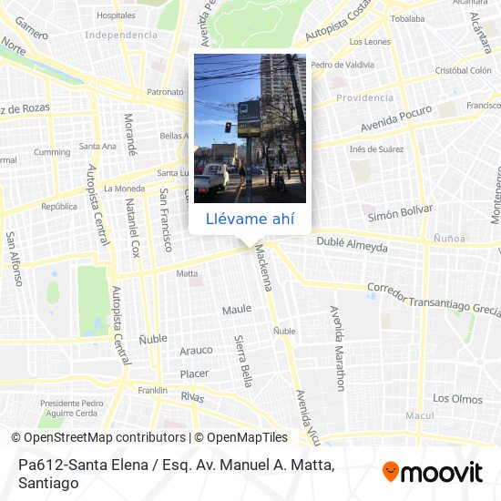 Mapa de Pa612-Santa Elena / Esq. Av. Manuel A. Matta