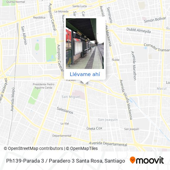 Mapa de Ph139-Parada 3 / Paradero 3 Santa Rosa