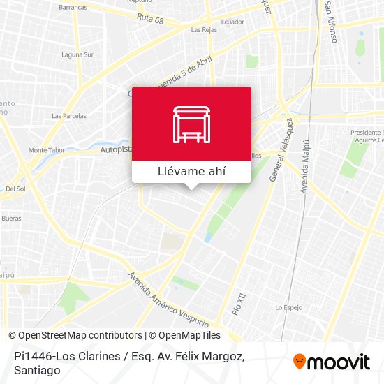 Mapa de Pi1446-Los Clarines / Esq. Av. Félix Margoz