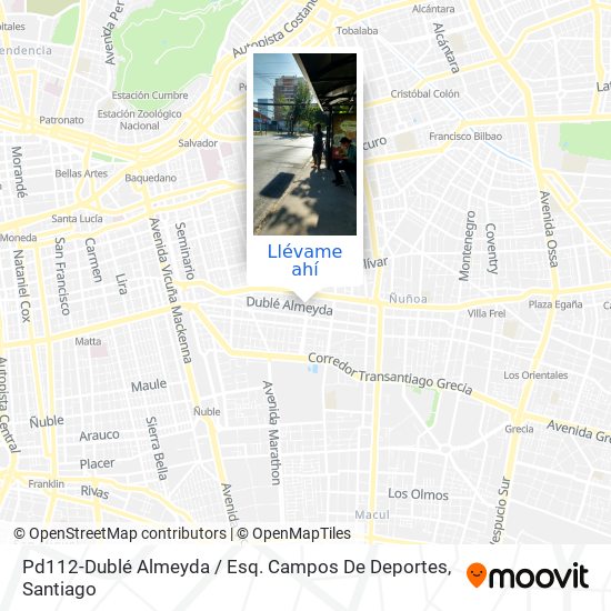 Mapa de Pd112-Dublé Almeyda / Esq. Campos De Deportes