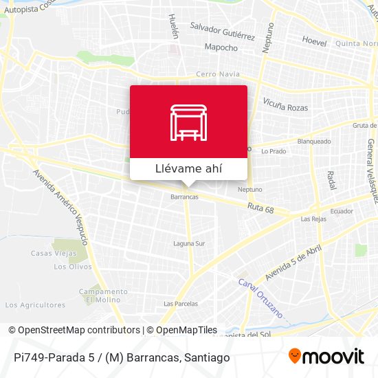 Mapa de Pi749-Parada 5 / (M) Barrancas