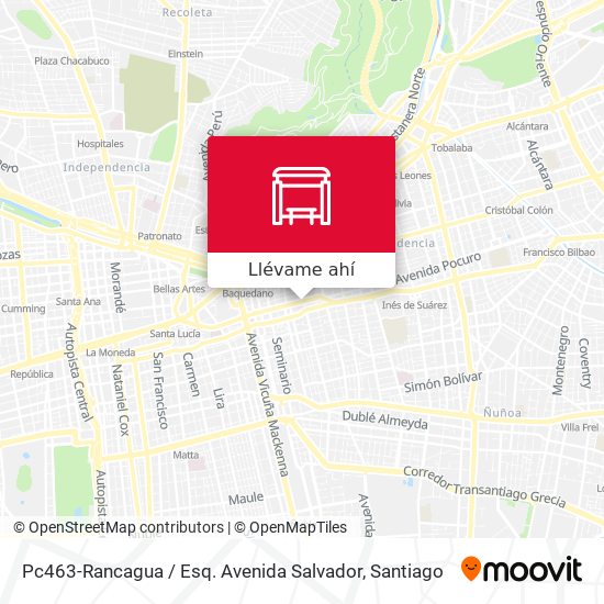 Mapa de Pc463-Rancagua / Esq. Avenida Salvador