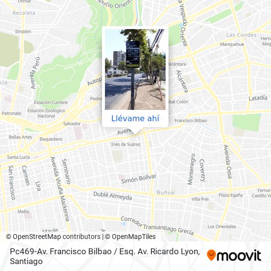Mapa de Pc469-Av. Francisco Bilbao / Esq. Av. Ricardo Lyon