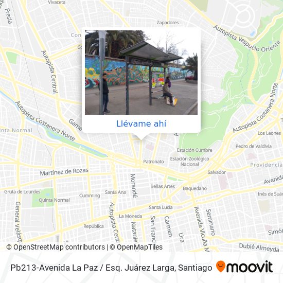 Mapa de Pb213-Avenida La Paz / Esq. Juárez Larga
