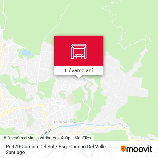 Mapa de Pc920-Camino Del Sol / Esq. Camino Del Valle