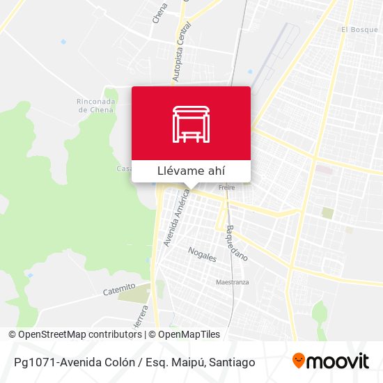 Mapa de Pg1071-Avenida Colón / Esq. Maipú