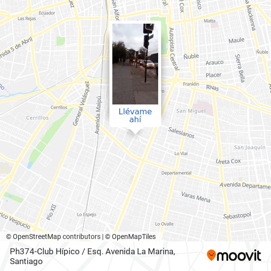 Cómo llegar a Ph374-Club Hípico / Esq. Avenida La Marina en Santiago en  Micro o Metro?