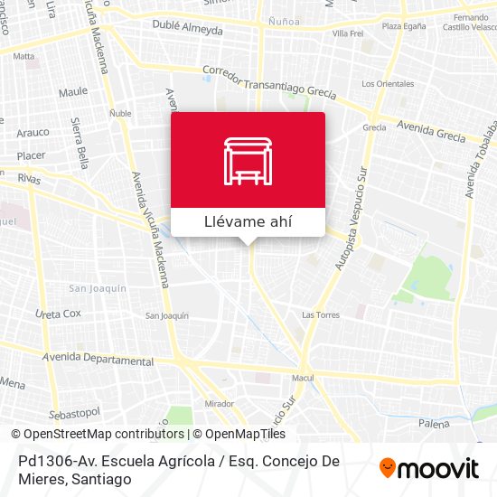 Mapa de Pd1306-Av. Escuela Agrícola / Esq. Concejo De Mieres