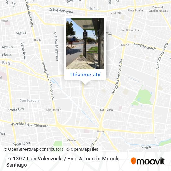 Mapa de Pd1307-Luis Valenzuela / Esq. Armando Moock