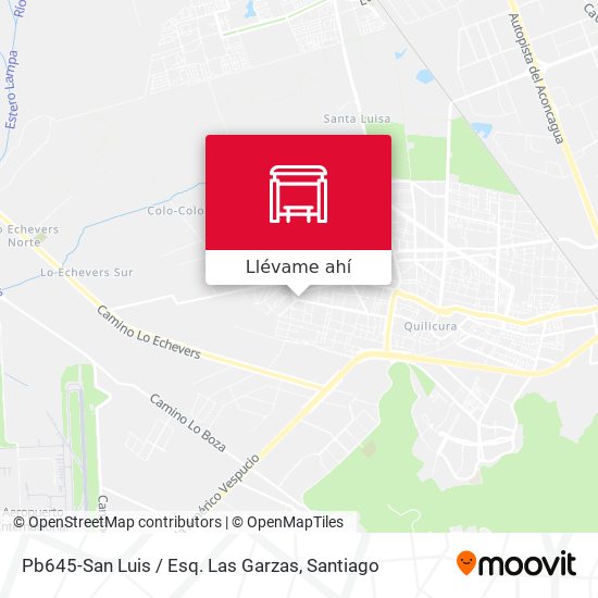 Mapa de Pb645-San Luis / Esq. Las Garzas