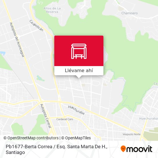Mapa de Pb1677-Berta Correa / Esq. Santa Marta De H.