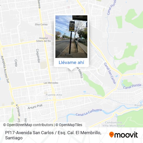 Mapa de Pf17-Avenida San Carlos / Esq. Cal. El Membrillo