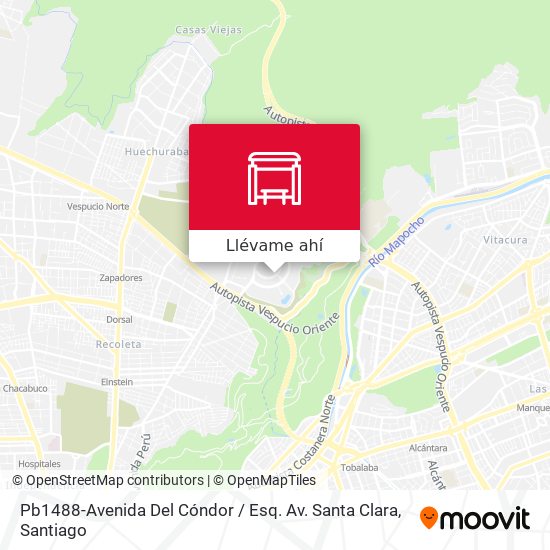 Mapa de Pb1488-Avenida Del Cóndor / Esq. Av. Santa Clara