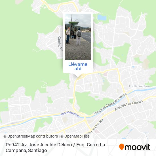 Mapa de Pc942-Av. José Alcalde Délano / Esq. Cerro La Campaña