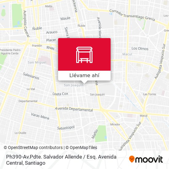 Mapa de Ph390-Av.Pdte. Salvador Allende / Esq. Avenida Central