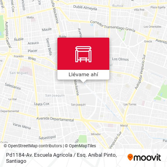 Mapa de Pd1184-Av. Escuela Agrícola / Esq. Aníbal Pinto