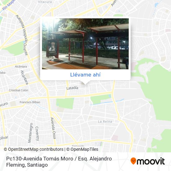 Mapa de Pc130-Avenida Tomás Moro / Esq. Alejandro Fleming