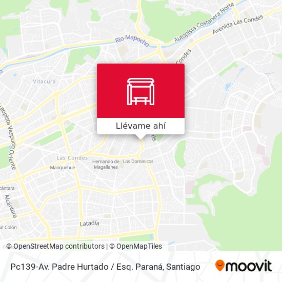 Mapa de Pc139-Av. Padre Hurtado / Esq. Paraná