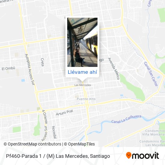 Mapa de Pf460-Parada 1 / (M) Las Mercedes