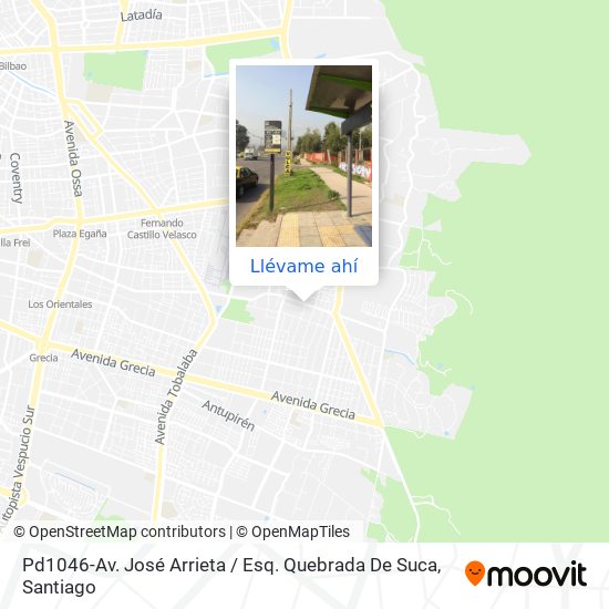 Mapa de Pd1046-Av. José Arrieta / Esq. Quebrada De Suca