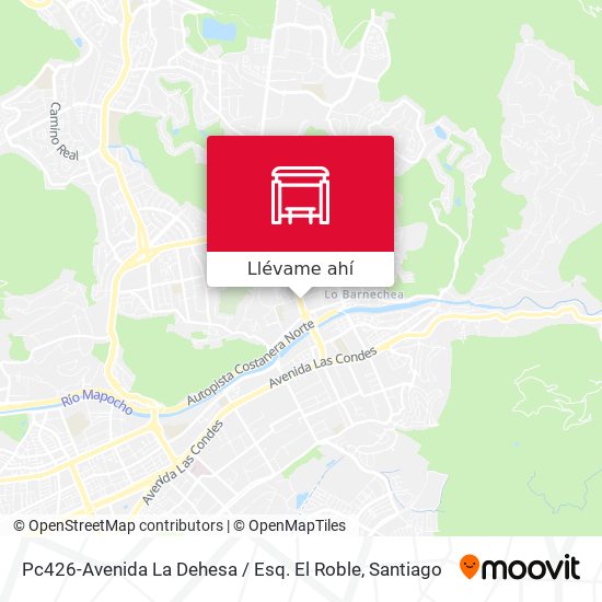 Mapa de Pc426-Avenida La Dehesa / Esq. El Roble