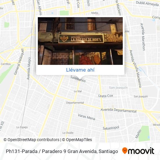 Mapa de Ph131-Parada / Paradero 9 Gran Avenida