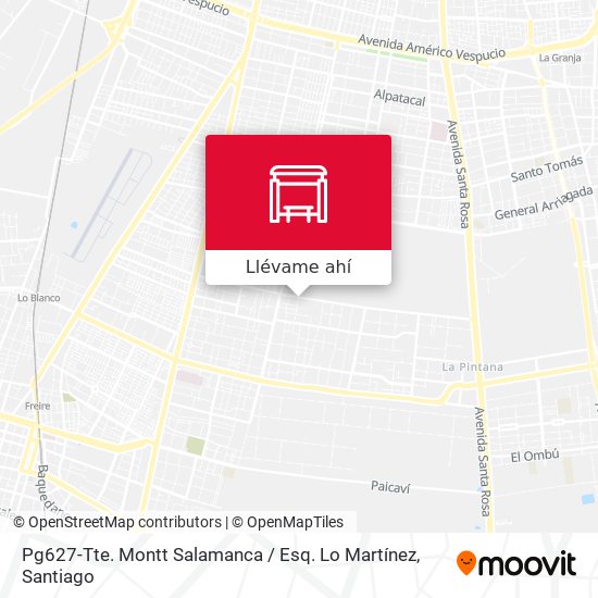 Mapa de Pg627-Tte. Montt Salamanca / Esq. Lo Martínez