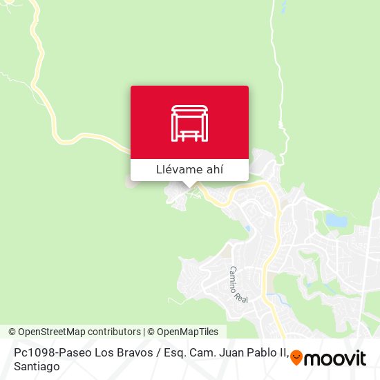 Mapa de Pc1098-Paseo Los Bravos / Esq. Cam. Juan Pablo II