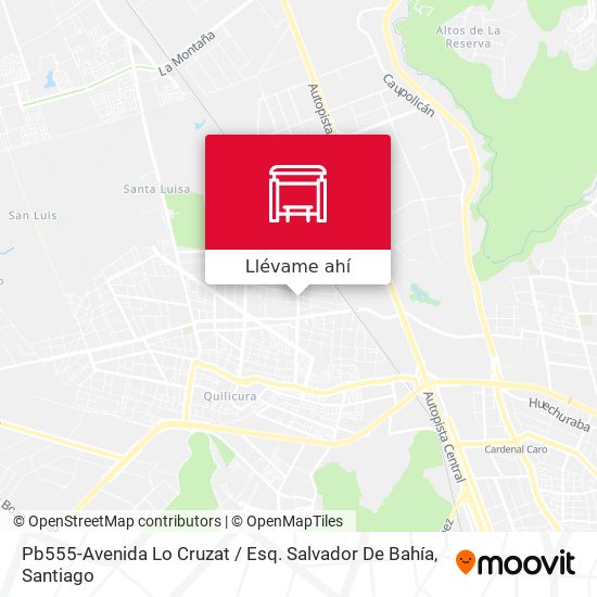 Mapa de Pb555-Avenida Lo Cruzat / Esq. Salvador De Bahía
