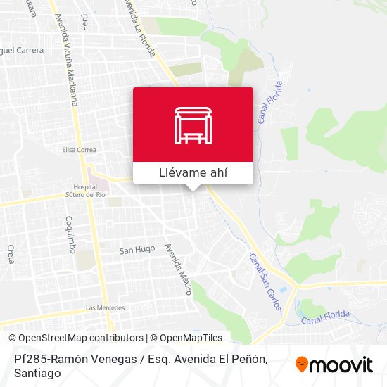 Mapa de Pf285-Ramón Venegas / Esq. Avenida El Peñón
