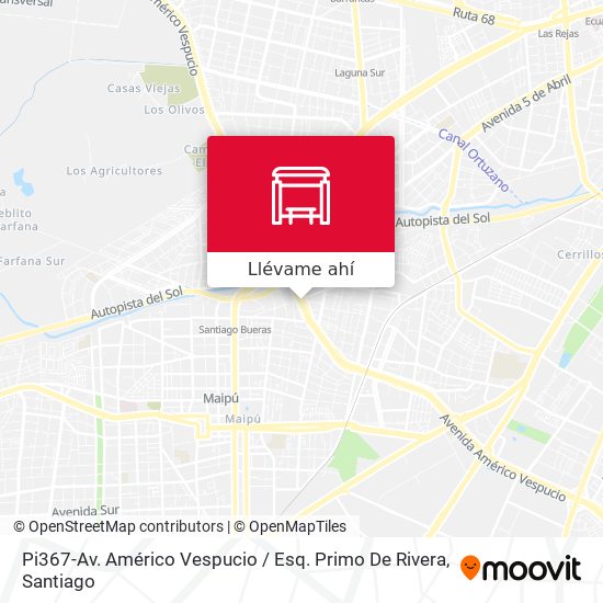 Mapa de Pi367-Av. Américo Vespucio / Esq. Primo De Rivera