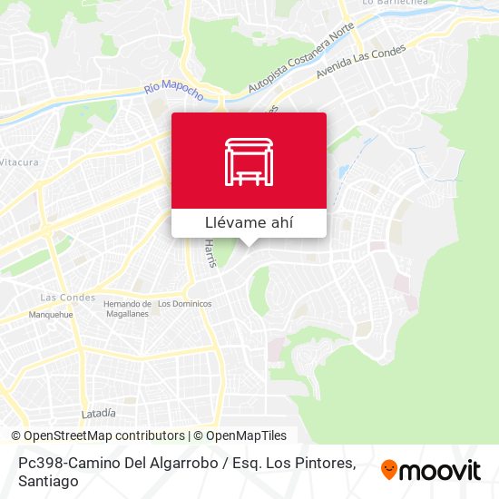 Mapa de Pc398-Camino Del Algarrobo / Esq. Los Pintores