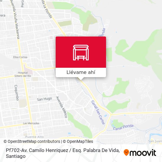 Mapa de Pf702-Av. Camilo Henríquez / Esq. Palabra De Vida