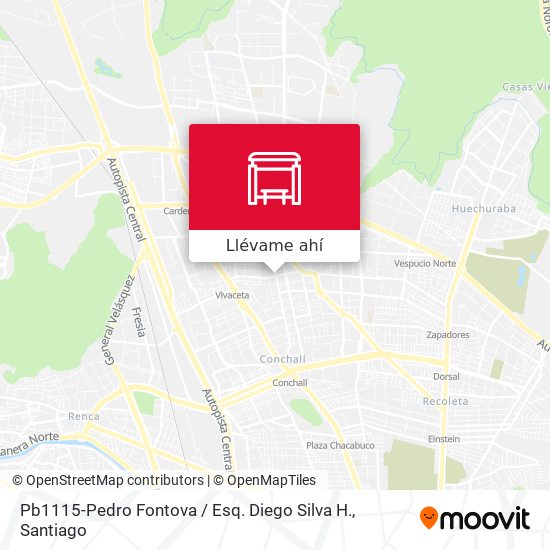 Mapa de Pb1115-Pedro Fontova / Esq. Diego Silva H.