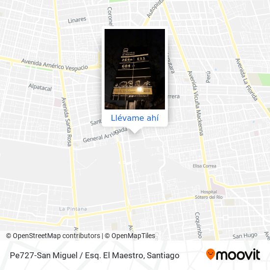 Mapa de Pe727-San Miguel / Esq. El Maestro