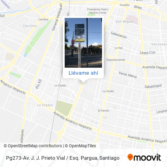 Mapa de Pg273-Av. J. J. Prieto Vial / Esq. Pargua