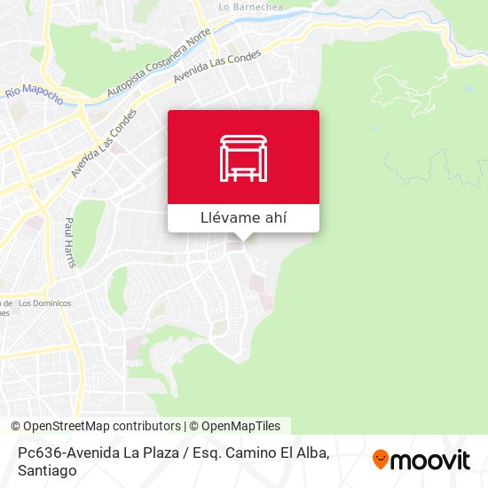 Mapa de Pc636-Avenida La Plaza / Esq. Camino El Alba
