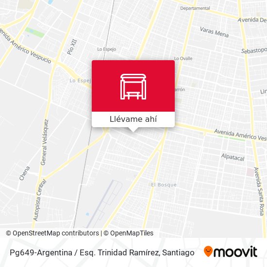 Mapa de Pg649-Argentina / Esq. Trinidad Ramírez