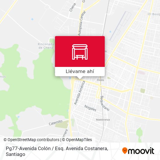 Mapa de Pg77-Avenida Colón / Esq. Avenida Costanera