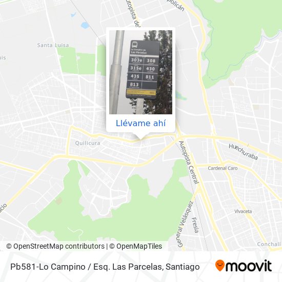 Mapa de Pb581-Lo Campino / Esq. Las Parcelas