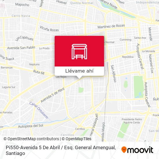 Mapa de Pi550-Avenida 5 De Abril / Esq. General Amengual