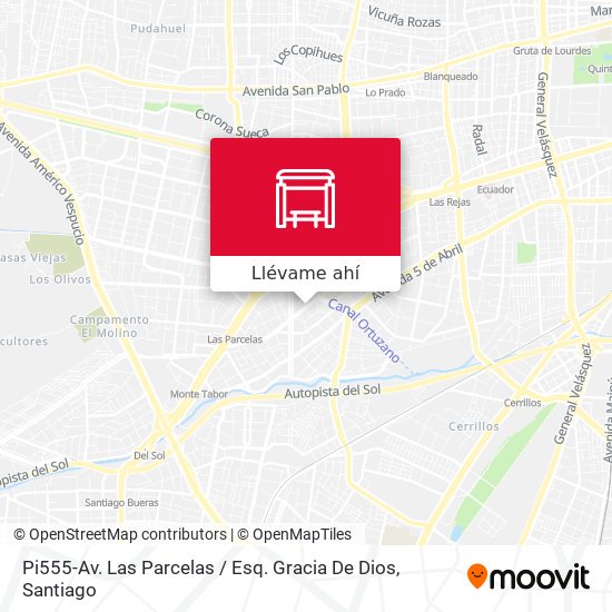 Mapa de Pi555-Av. Las Parcelas / Esq. Gracia De Dios