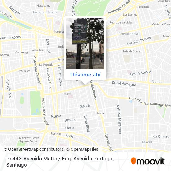 Mapa de Pa443-Avenida Matta / Esq. Avenida Portugal