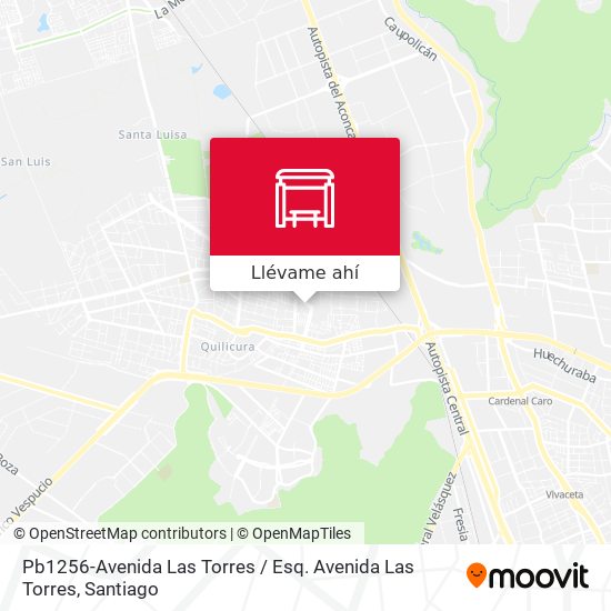 Mapa de Pb1256-Avenida Las Torres / Esq. Avenida Las Torres