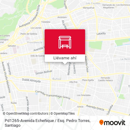 Mapa de Pd1265-Avenida Echeñique / Esq. Pedro Torres