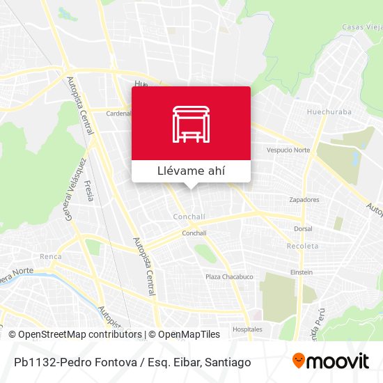 Mapa de Pb1132-Pedro Fontova / Esq. Eibar