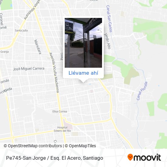 Mapa de Pe745-San Jorge / Esq. El Acero