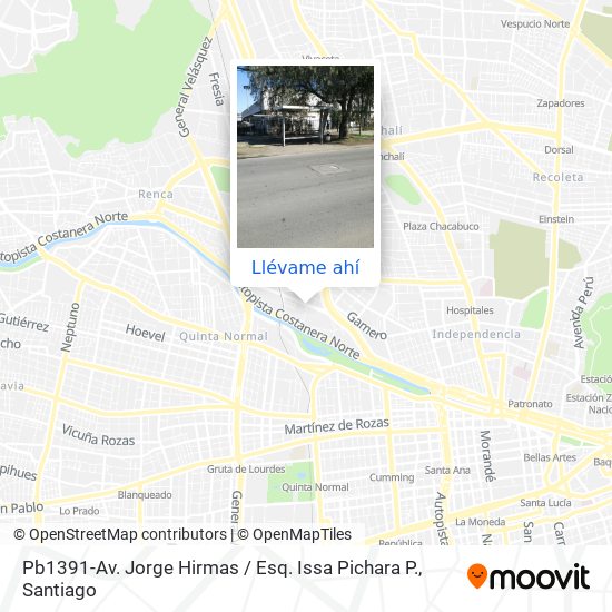 Mapa de Pb1391-Av. Jorge Hirmas / Esq. Issa Pichara P.