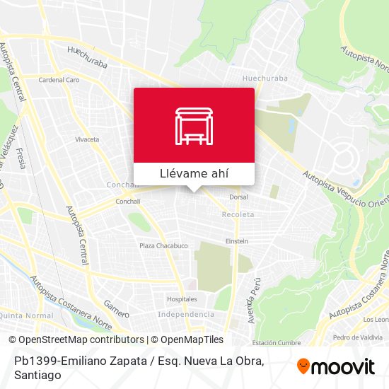 Mapa de Pb1399-Emiliano Zapata / Esq. Nueva La Obra